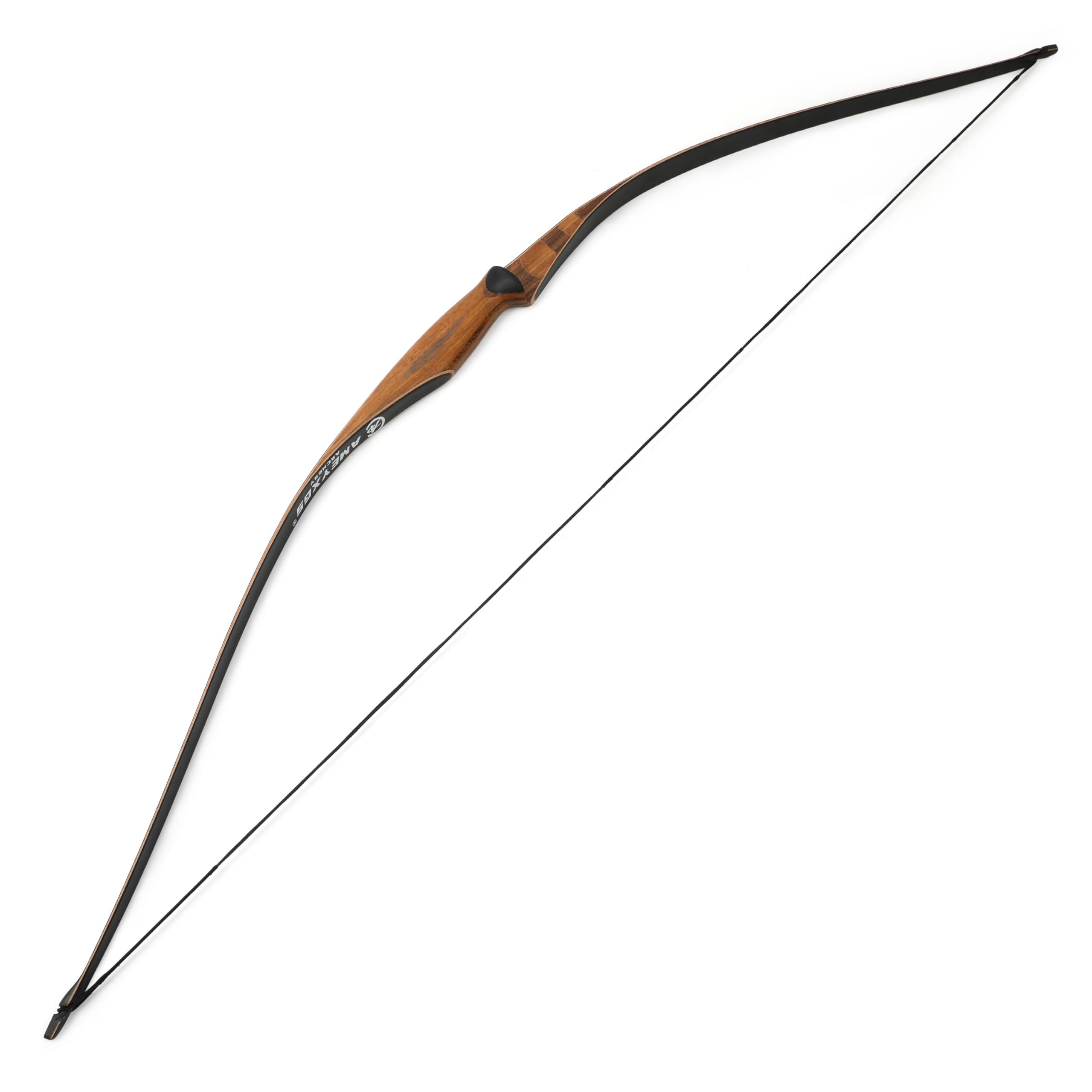 52" 54" Bogenschießen Traditioneller Langbogen Handgemachter Recurve Bogen Longbow Sportbogen 10-30lbs Holzbogen Jagdbogen für Anfänger Erwachsene
