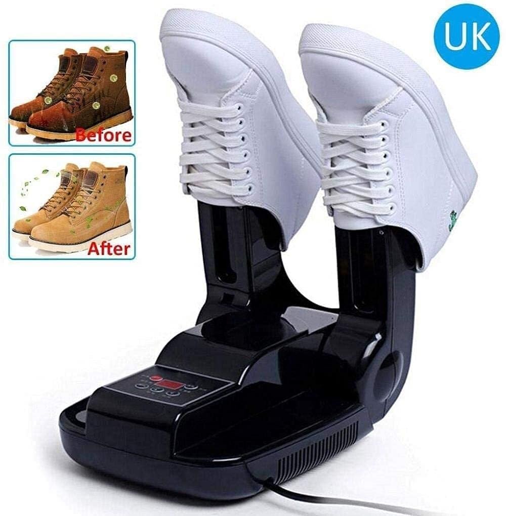 Secador de zapatos eléctrico portátil, secado rápido y desodorizante, secador de zapatos y calcetines, diseño retráctil para un secado rápido del calzado