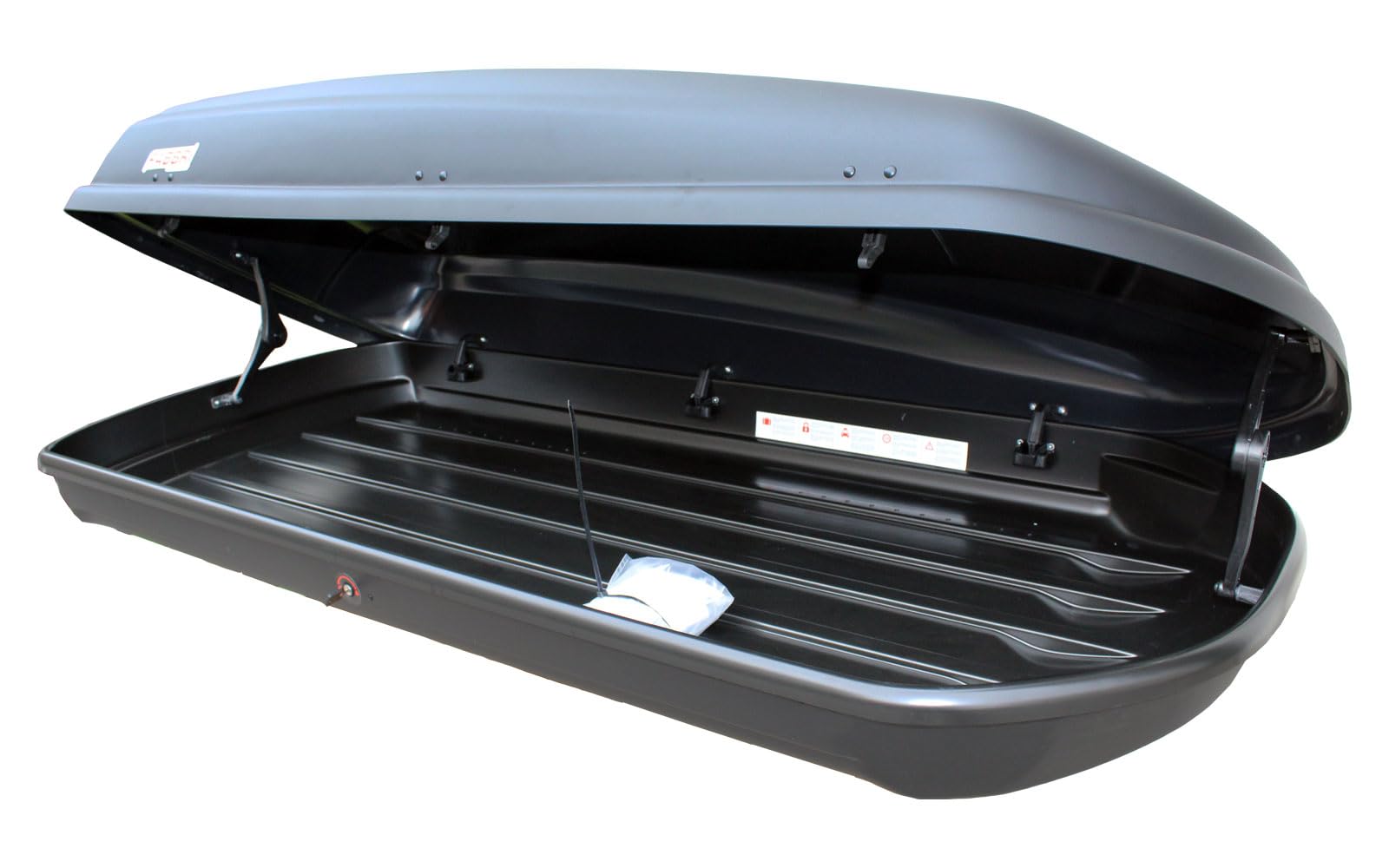 Italfodere Cofre de Techo para Coche, 500 Litros, Portaequipajes Universal, Negro, Dura, Baúl de Techo