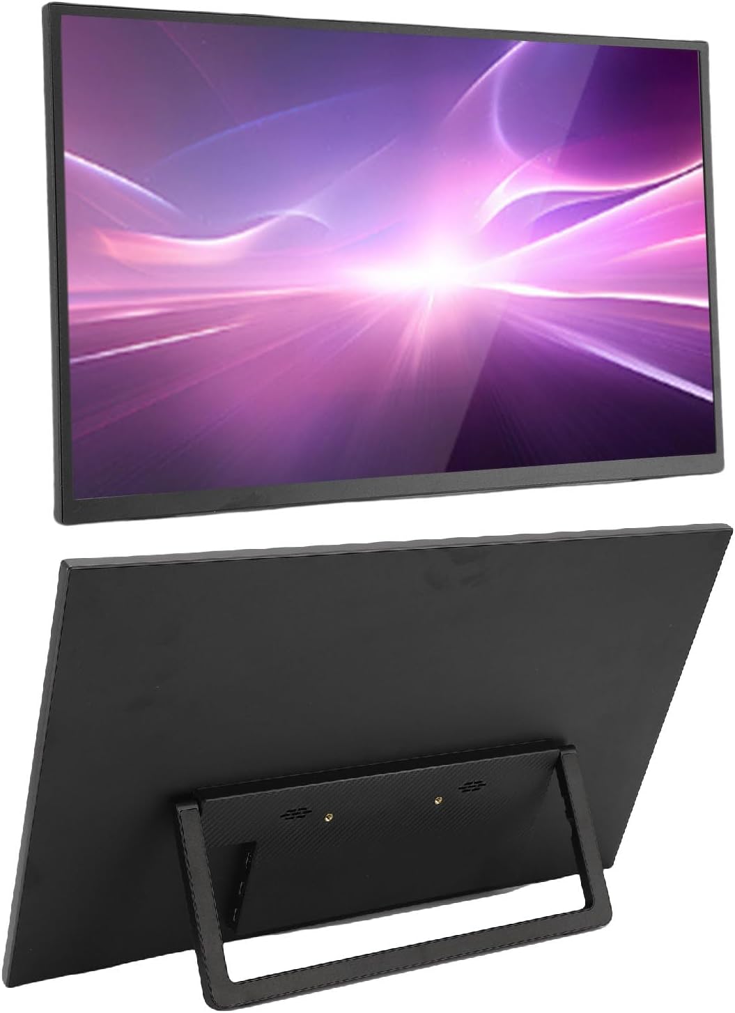 18.5 Inch Portable Monitor, 1920 x 1080P HD Resolution Display, Built in Dual Speakers, Eye Comfort Technology, Second External Monitor for Laptop Desktop PC