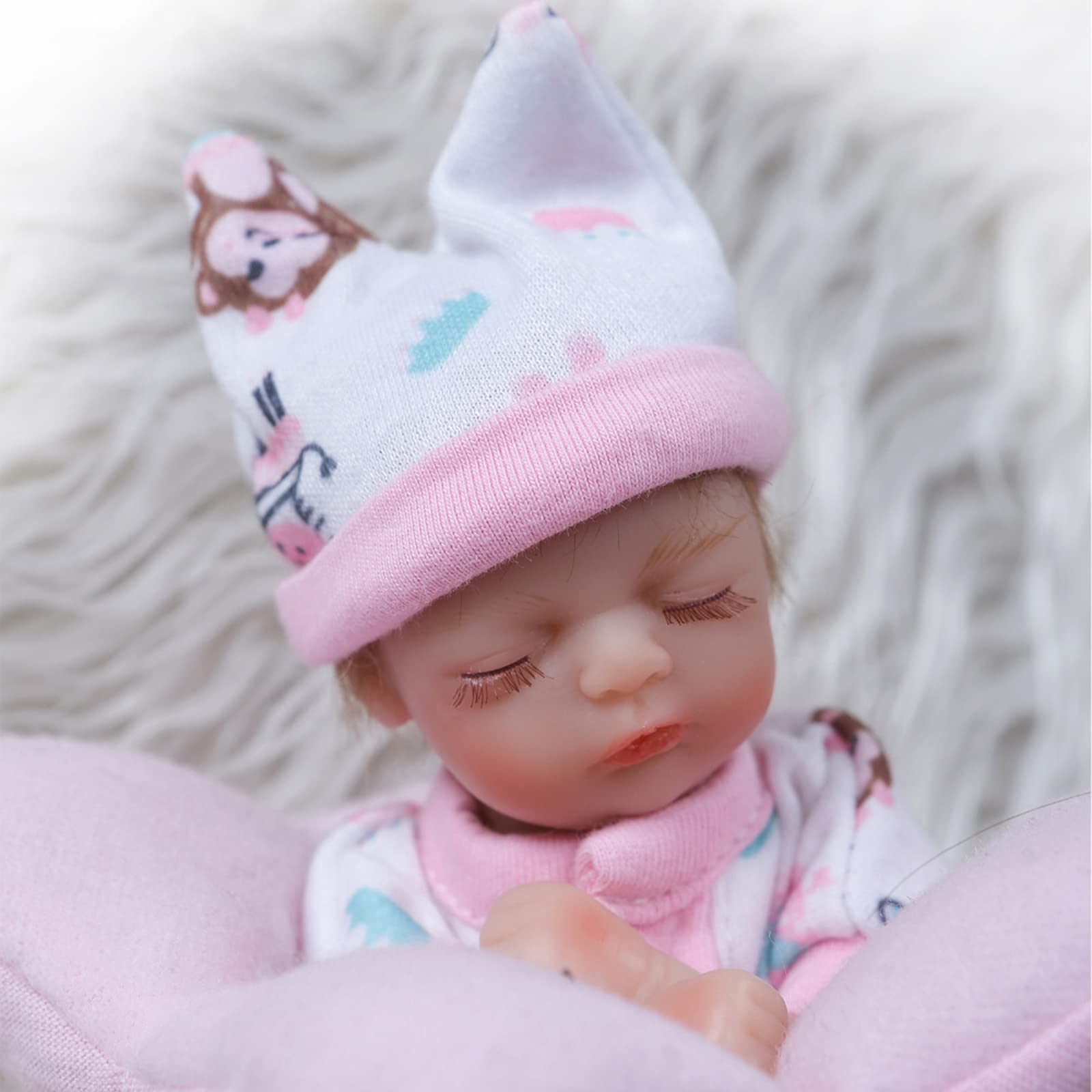 Amazon.co.jp: 8インチミニリボーン赤ちゃん人形 20cm フルシリコン