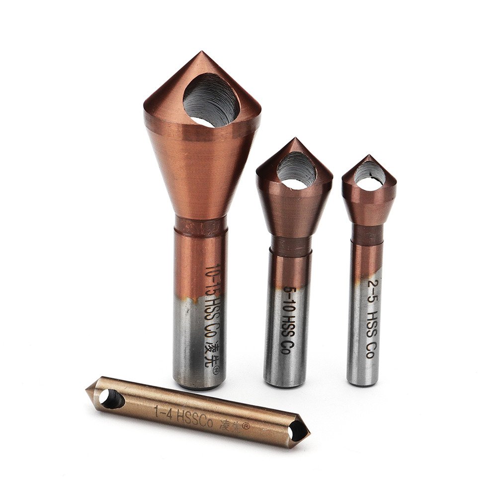 EsportsMJJ M35 Cobalto Svasatura Trapano Bit 1-4/2-5/5-10/10-15Mm Sbavatura Punta Smussatura - 10-15Mm