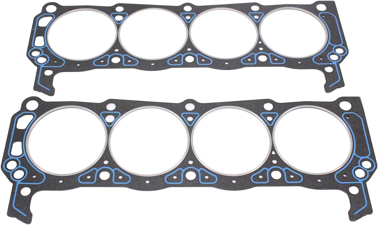 1 Set SHLPDFM Engine Overhaul Gasket Kit 260-1028 Compatible with 1969-1974 Ford SBF 351W Windsor (351W CID (5.8L)