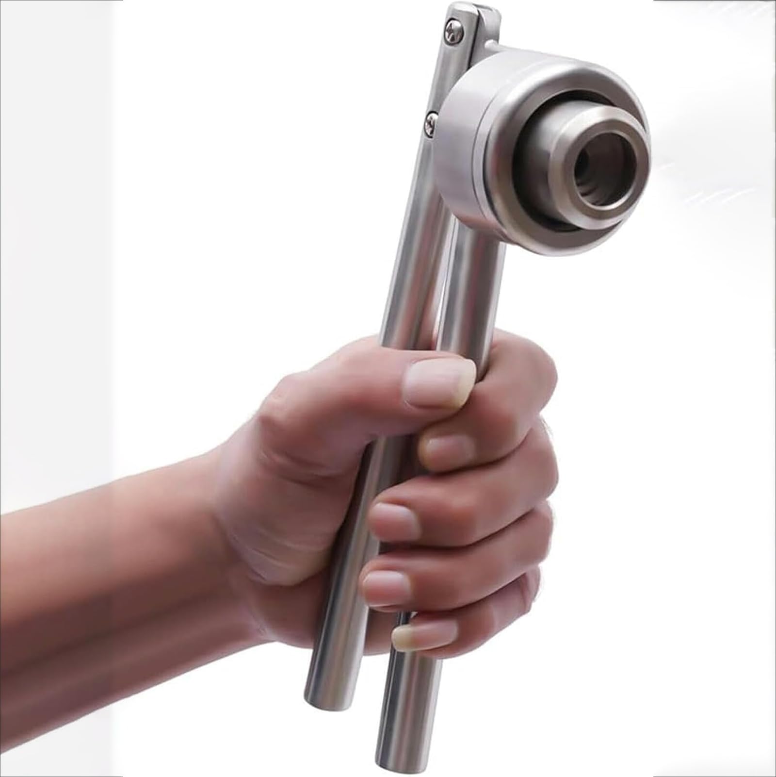 Máquina De Sellado Manual para Viales, Prensadora De Viales Abatible, para Tapa De Aluminio/plástico De 15 Mm, Abrazadera Manual para Prensaestopas, Acero Inoxidable 304,A