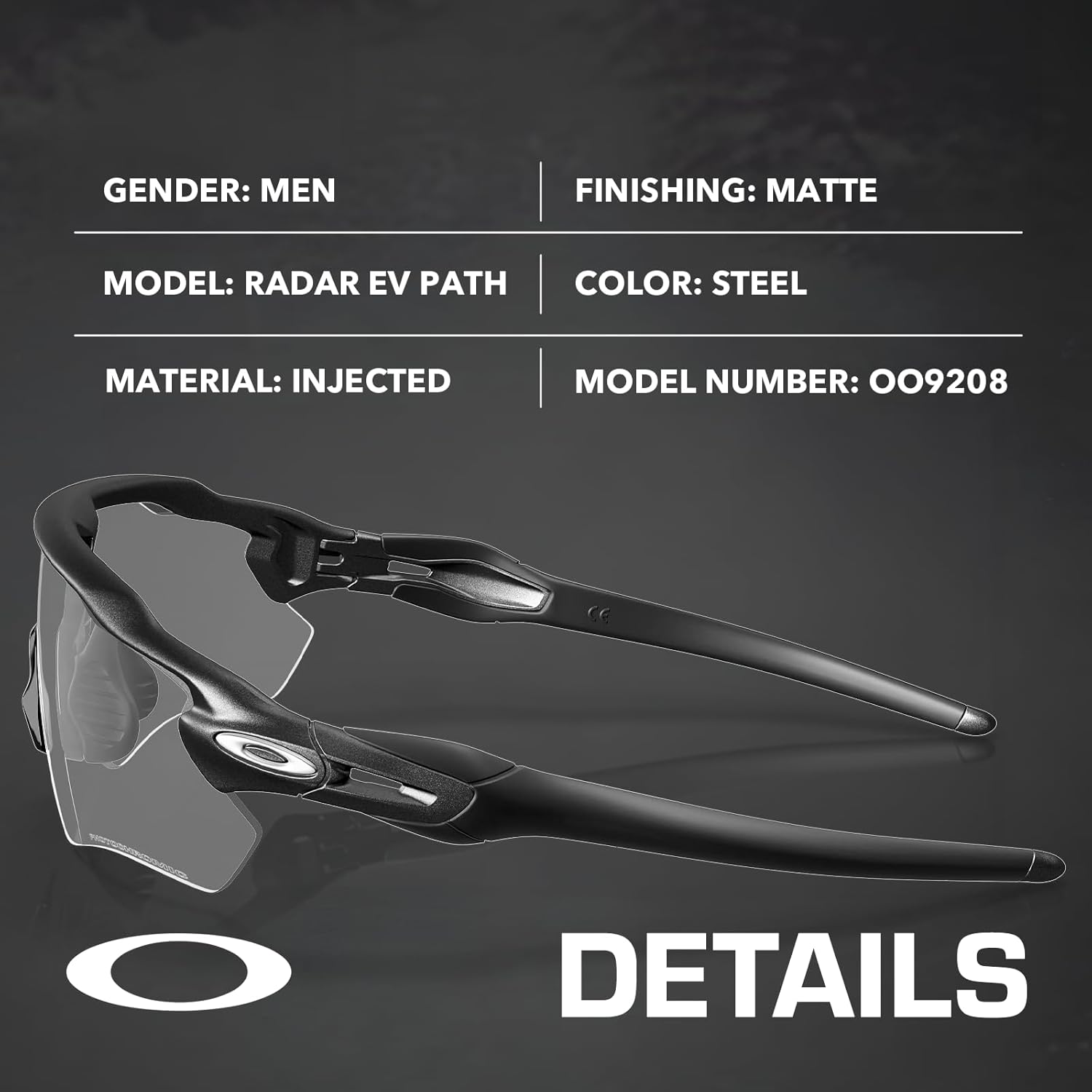 Oakley RADAR EV PATH OO9208 Rectangle Shape Sunglasses With Official Eyewear Kit