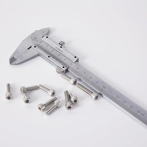 Miniatura 7 de Joamang Tornillos de cabeza hueca M5 x 0.394 in, 0.551 in, 0.709 in, 0.787 in, 0.984 in, acero inoxidable 304, unidad hexagonal Allen métrica,