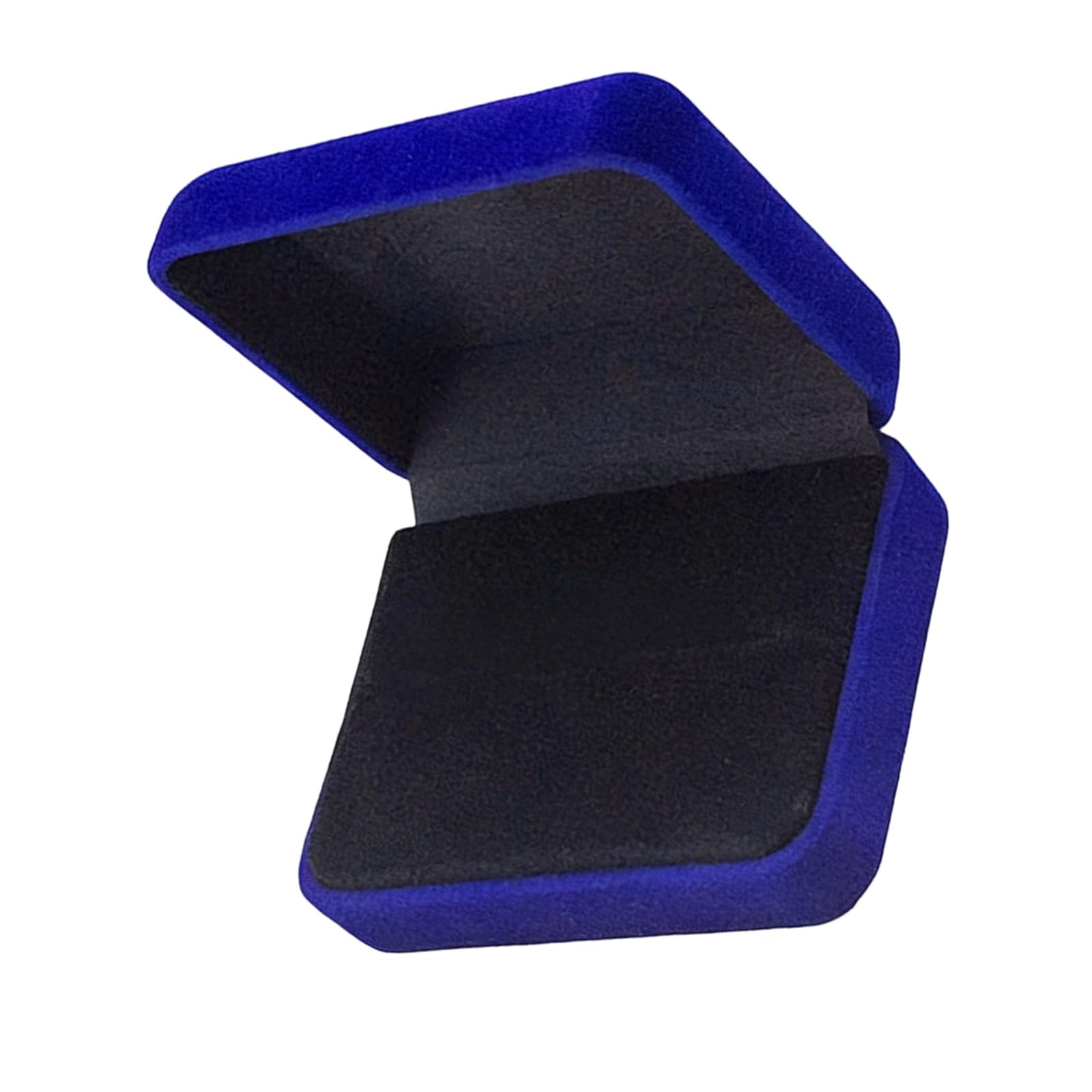 uikios End Velvety Textured Flipping Top Rings Box Providing Secure Storage for Jewelry During Travel and Luxury Event Secure Flipping Top Closure Jewelry Box with Velvety Lining