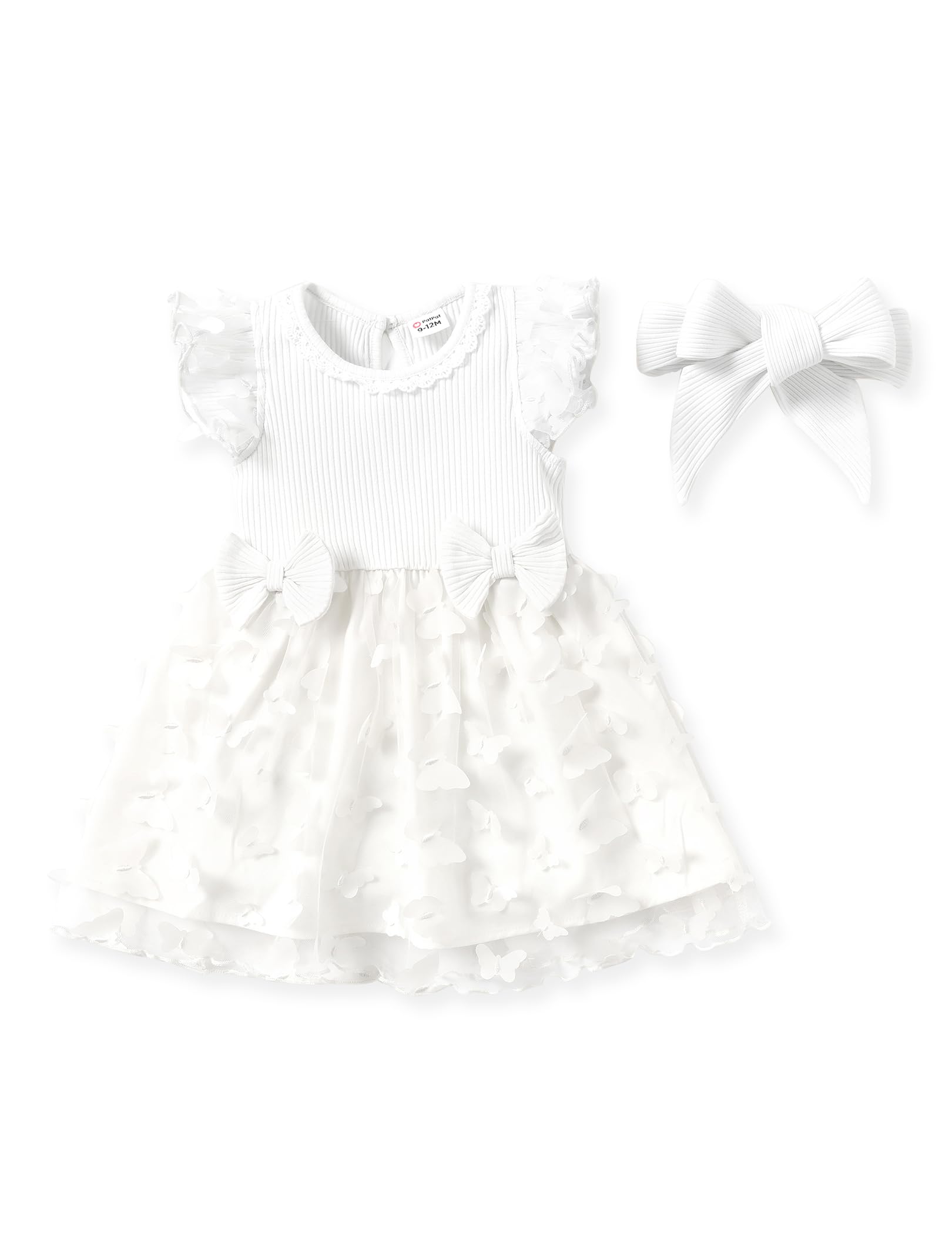 Abito In Tulle Bambina HEOXIN Bambine Waffle Romper, Abito Tutù