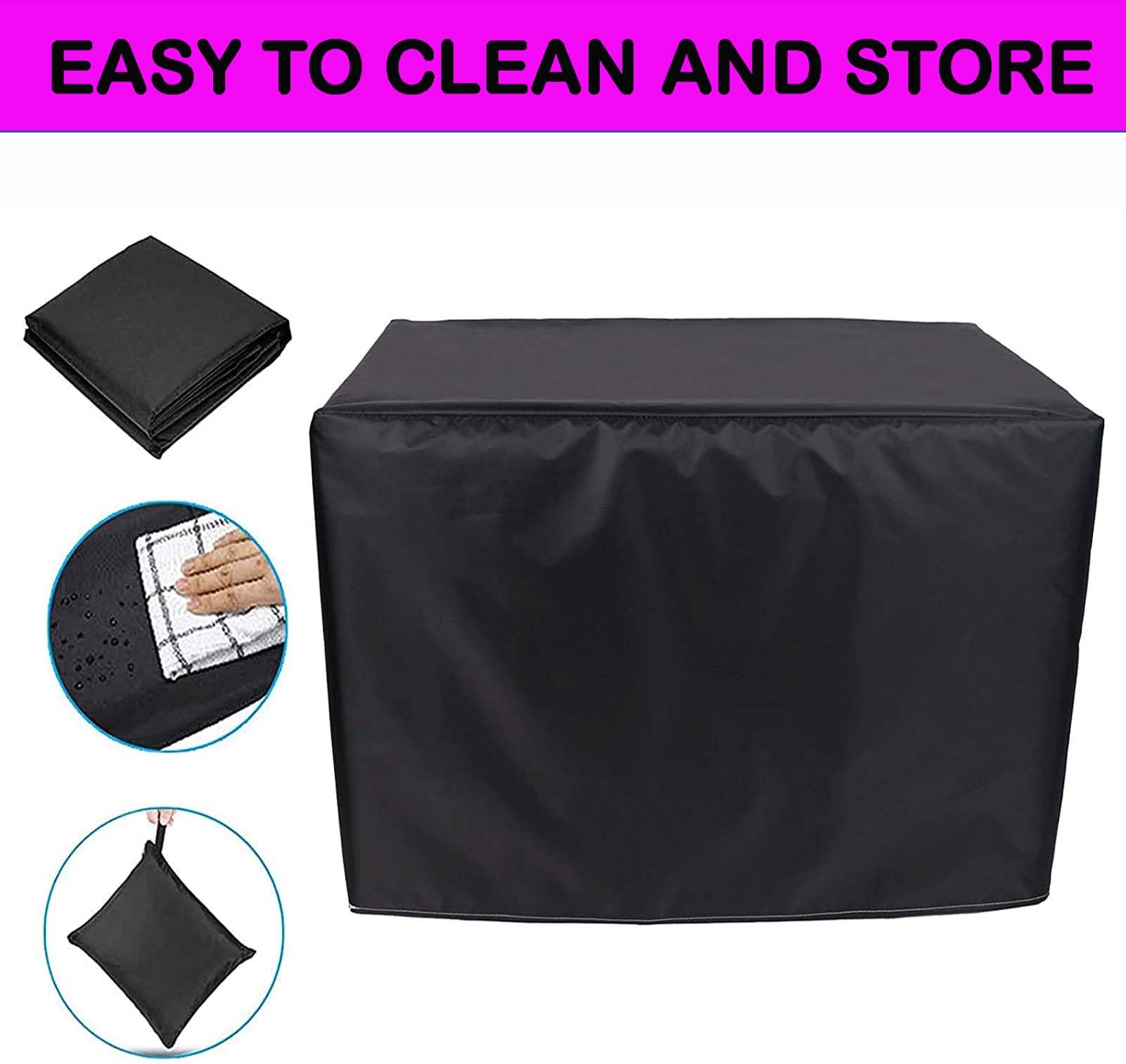 BUYFUN-CT Housse Table Jardin Carré Housse Protection Salon de Jardin