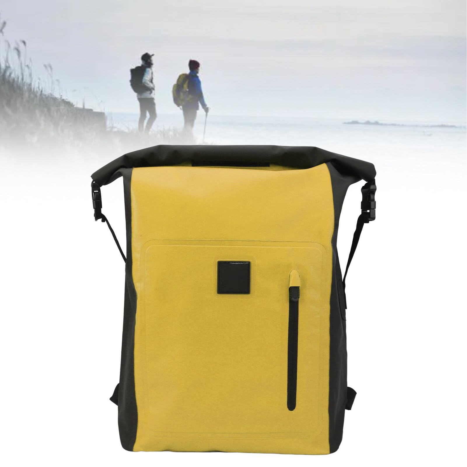 Zaino Impermeabile, Copri Zaino Impermeabile Copertura Impermeabile in PVC per Zaino con capacità di 25 Litri per Viaggi all'aperto (YELLOW)