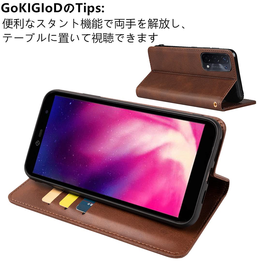 Amazon.co.jp: OPPO A54 5G OPG02 ケース 手帳型 UQ mobile au