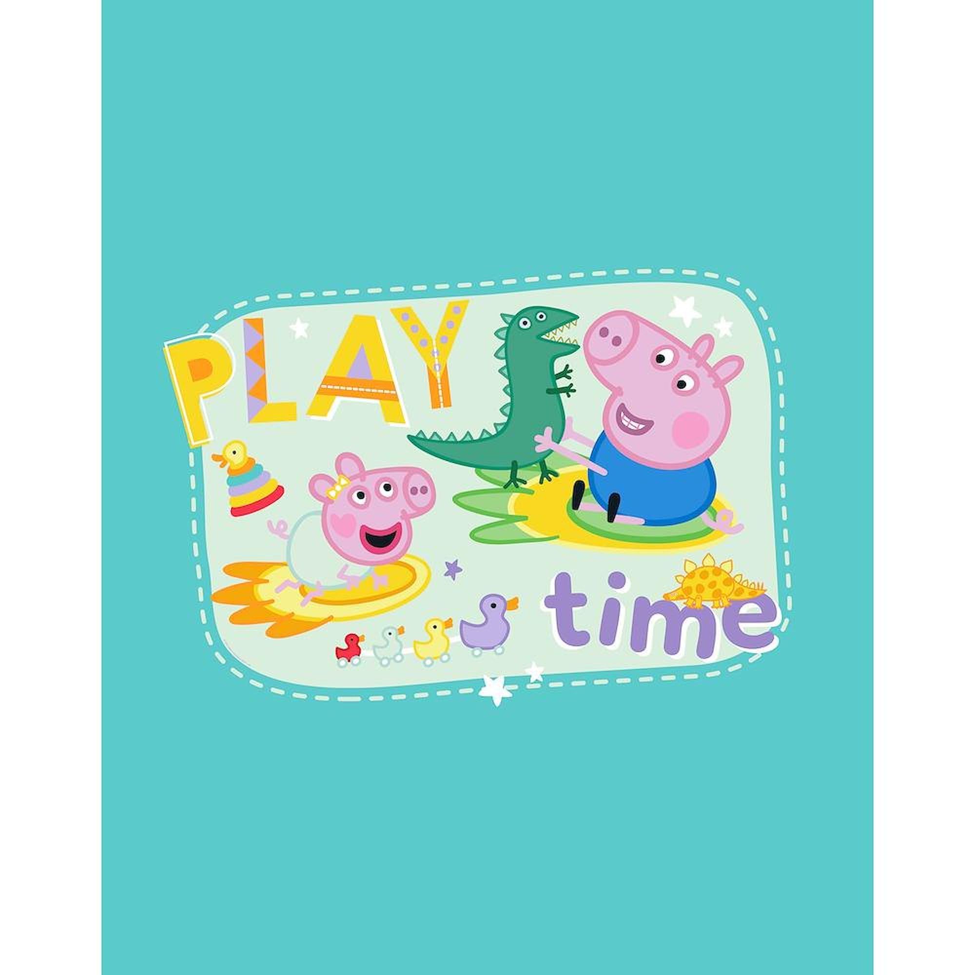 CafePress Peppa Pig: Play Time Twin Duvet Cover, Printed Comforter Cover, Unique Bedding,