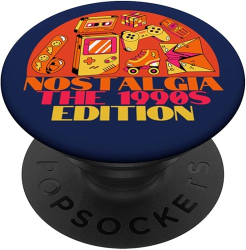 Miniatura 6 de 1990s Nostalgia Retro Nineties PopSockets MagSafe PopGrip for iPhone