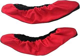 BESPORTBLE Conjunto De 2 Pares De De Skate Artísticos Capas De Sapato De Hóquei No Gelo Protetor De Hóquei Proteção Elástica Capas De Lâminas De Patinação Capa De