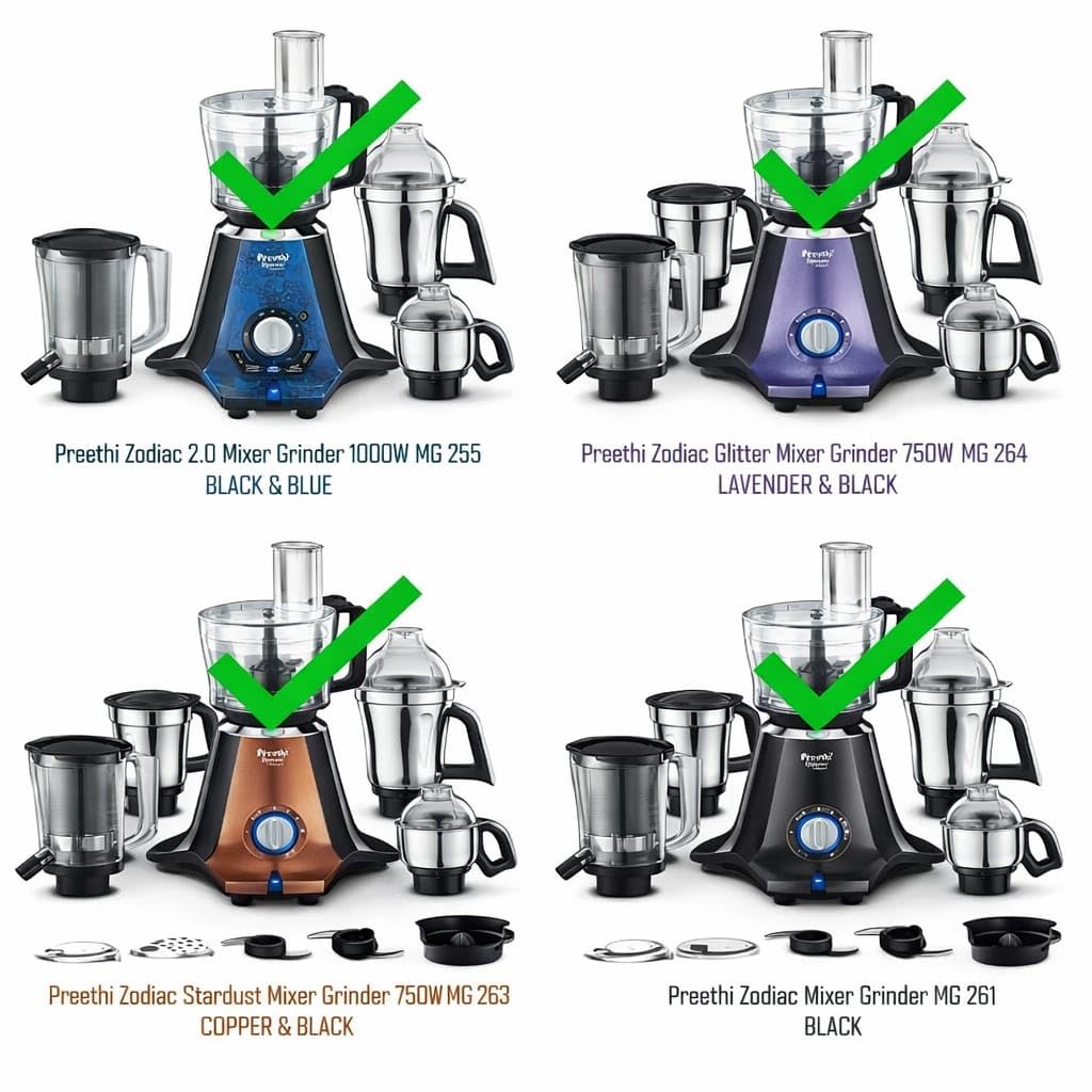 100% Compatiable for Zodiac, Steele Mixer Grinder (1 Litre) | Replacement for preethi Zodiac Mixer Jar | Preethi Steele Mixer Jar | 1 Year Guarantee (1 Litre) — Amazon image 5