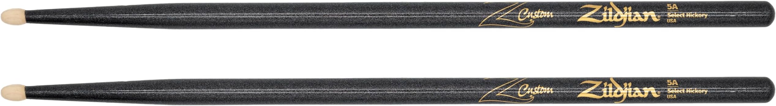 Zildjian Z Custom LE Drumstick 5A Black Chroma, Wood Tip