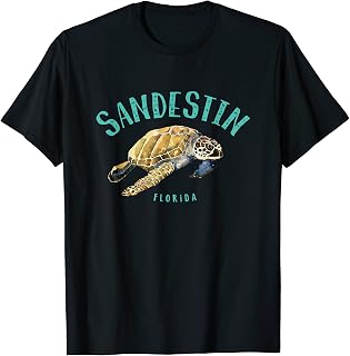 Sandestin Florida Sea Turtle Design T-Shirt