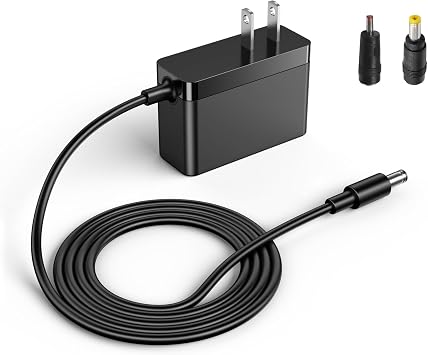 Mrgru Replacement Charger for Massage Gun Compatible with TOLOCO EM26 / AERLANG EM13 / Darkiron EM31 / Hypervolt 53000 001-00 42000 038-00 Massage Gun Power Cord Power Supply