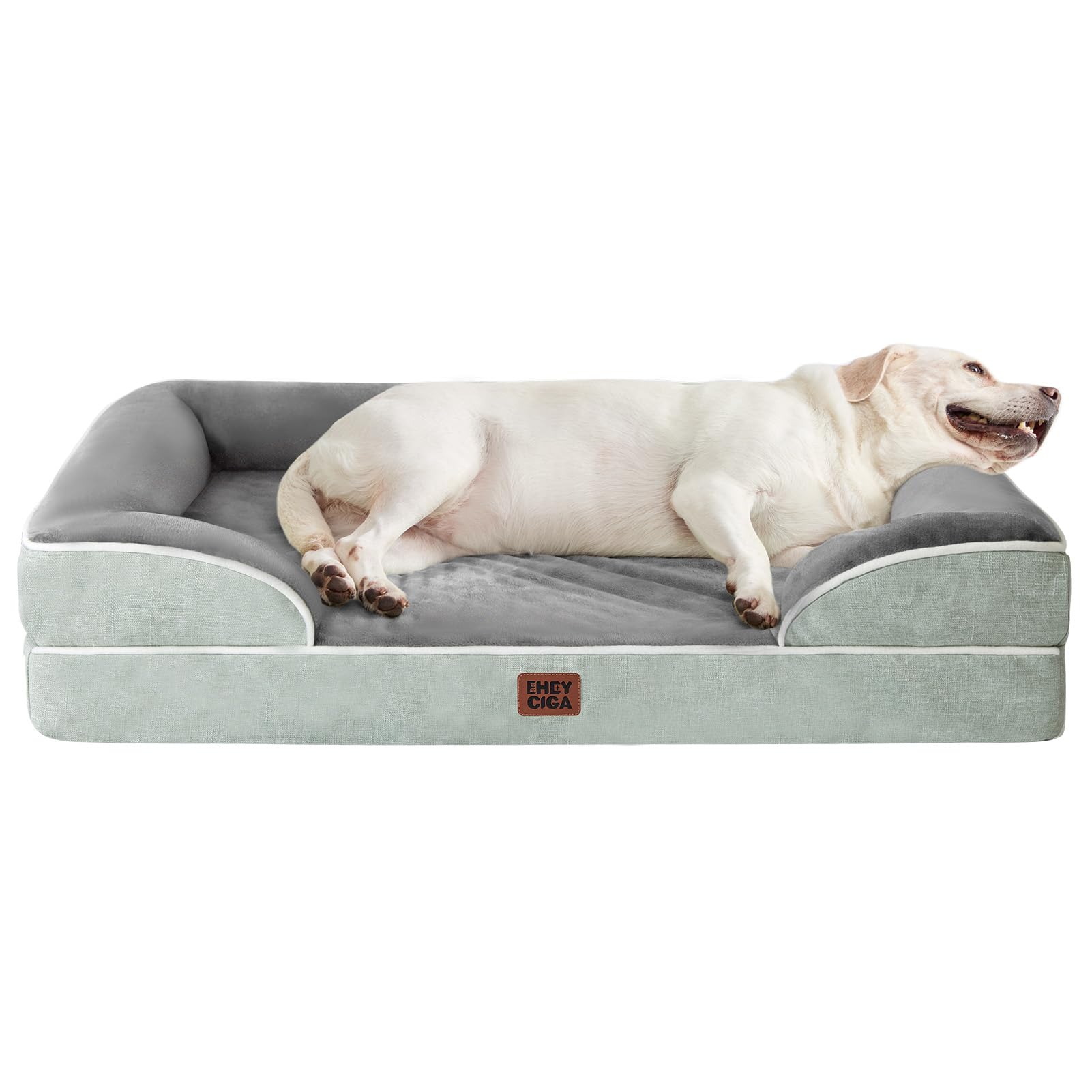 EHEYCIGA Orthopedic XXL Dog Bed, Waterproof Washable XL Big Pet Bed 46"