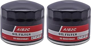 2 Pcs Marine Oil Filter 35-866340K01 Compatible with Mercruiser 4- & 6- Cylinder Engines, GM V8 Engines,Relaces Sierra 18-7824-2