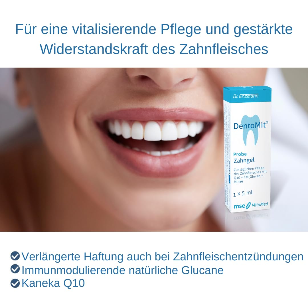 DentoMit® Q10 Pflege-Duo: Q10 Mundpflegespray + Q10 ZahnGel Probe – Ihr tägliches Ritual für gesundes Zahnfleisch