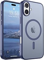 Vista 327 de SUPFINE - Funda magnética para iPhone 13 Pro Max (compatible con MagSafe), (protección contra caídas de grado militar de 10 pies), delgada, Negro