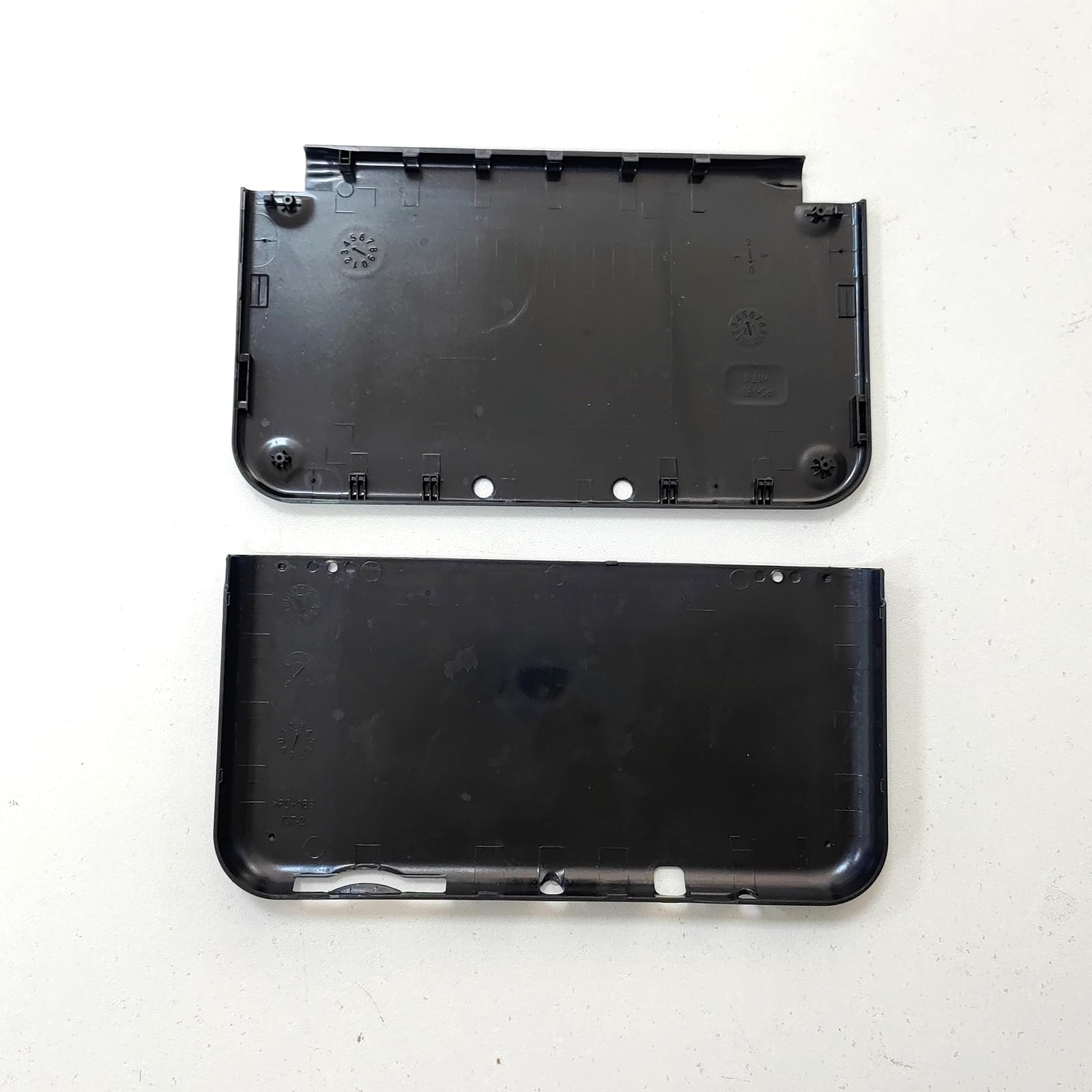 Carcasa Delantera y Trasera de Repuesto para Nintendo New 3DS XL Consola, Placas de Cubierta Superior/Inferior DIY Estuche de Placa Accesorios para New 3DSXL (Azul)