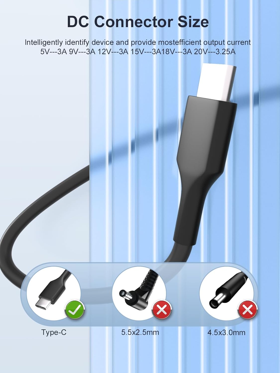 65W USB Type-C Charger Compatible with Nimo N15A N151 N151S N152 N153 N154 N100 15.6" N171 N171S 17.3" Laptop Notebook PC Power Adapter Supply Cord Charger Charging Cable