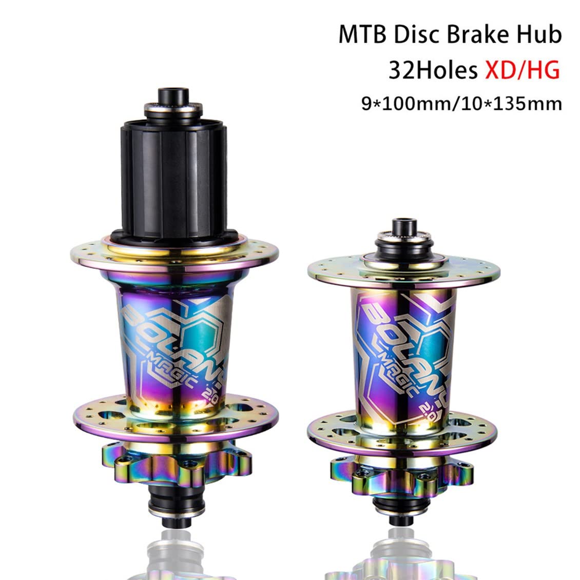 Amazon.com: MTB Mountain Bike Hub Set 32 Hole Quick Release