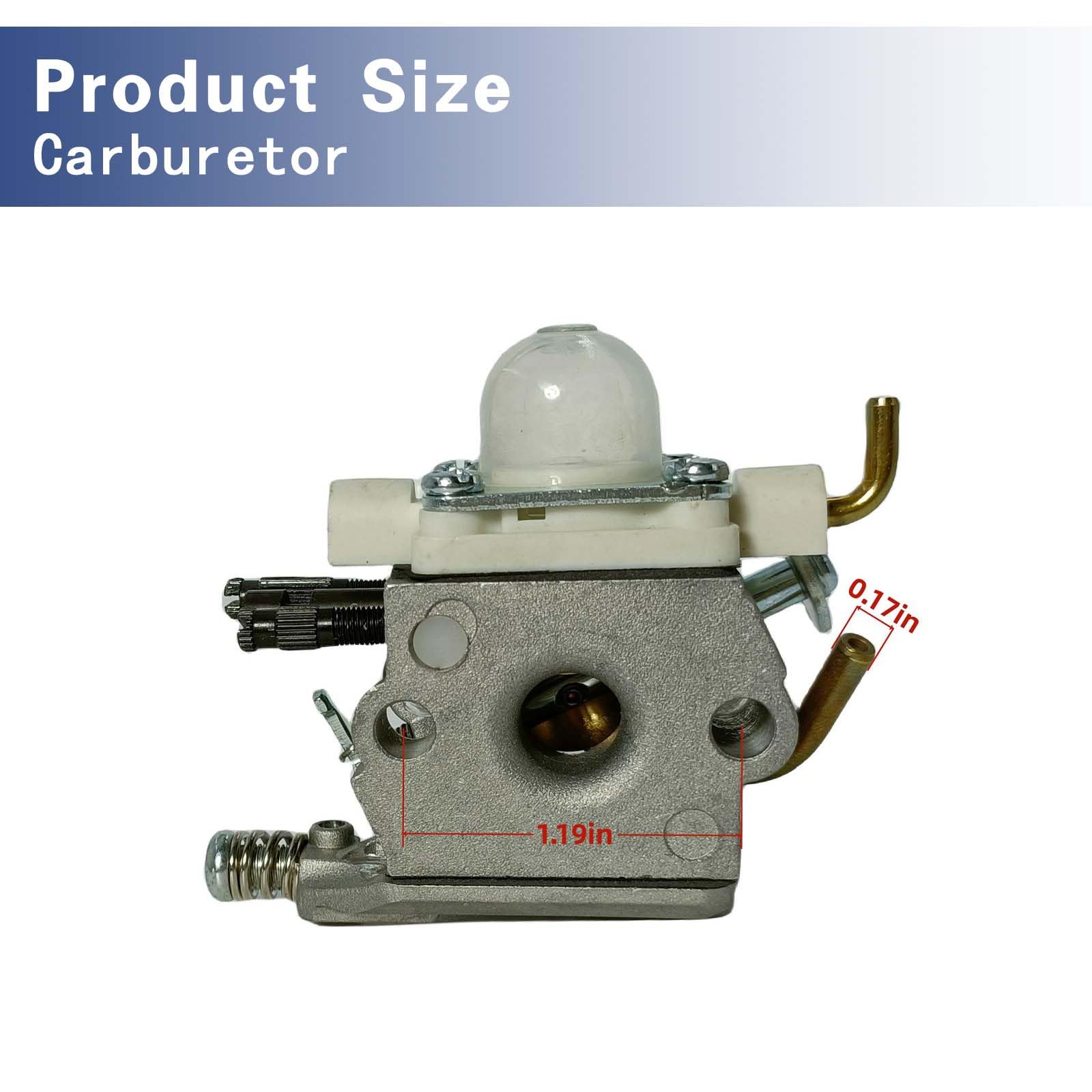 Kit de carburateur C1M-K37D de haute qualité pour Echo PB-4600 PB-46HT PB-46LN PB-460LN PB-461LN Shindaiwa 12520008261 12520008560 1252000856 Souffleur remplace Zama C1M-K37D 1M-K37