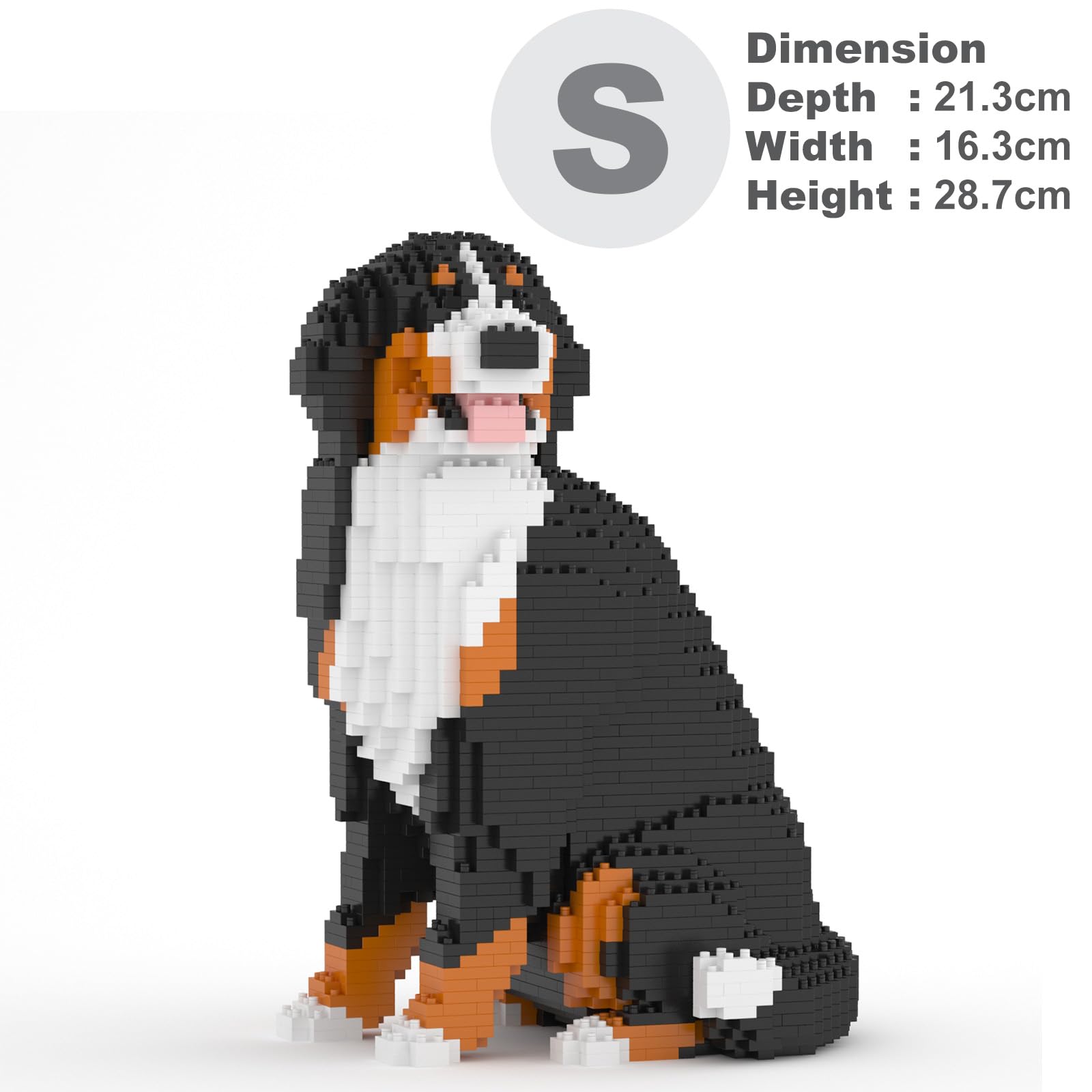 Amazon.com: JEKCA Bernese Mountain Dog 05SB | Dog Plastic Building