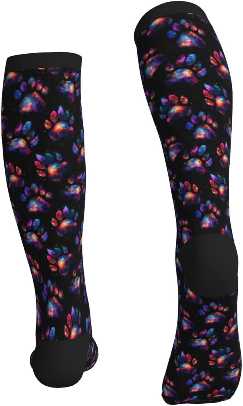 Compression Socks Calf Knee High Support Socks Novelty For Women Men Athletic Running Hiking Nurse - Image 8