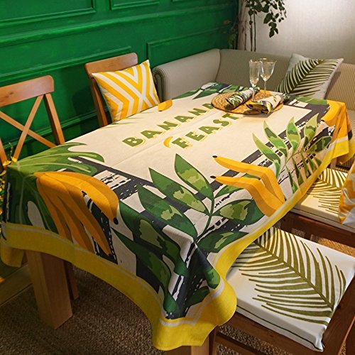 Table à manger avec nappe rustique de qualité supérieure contre les taches