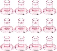 Vista 8 de 4 portavelas cónicos ámbar, portavelas de cristal a granel, candelabros transparentes para mesa de comedor