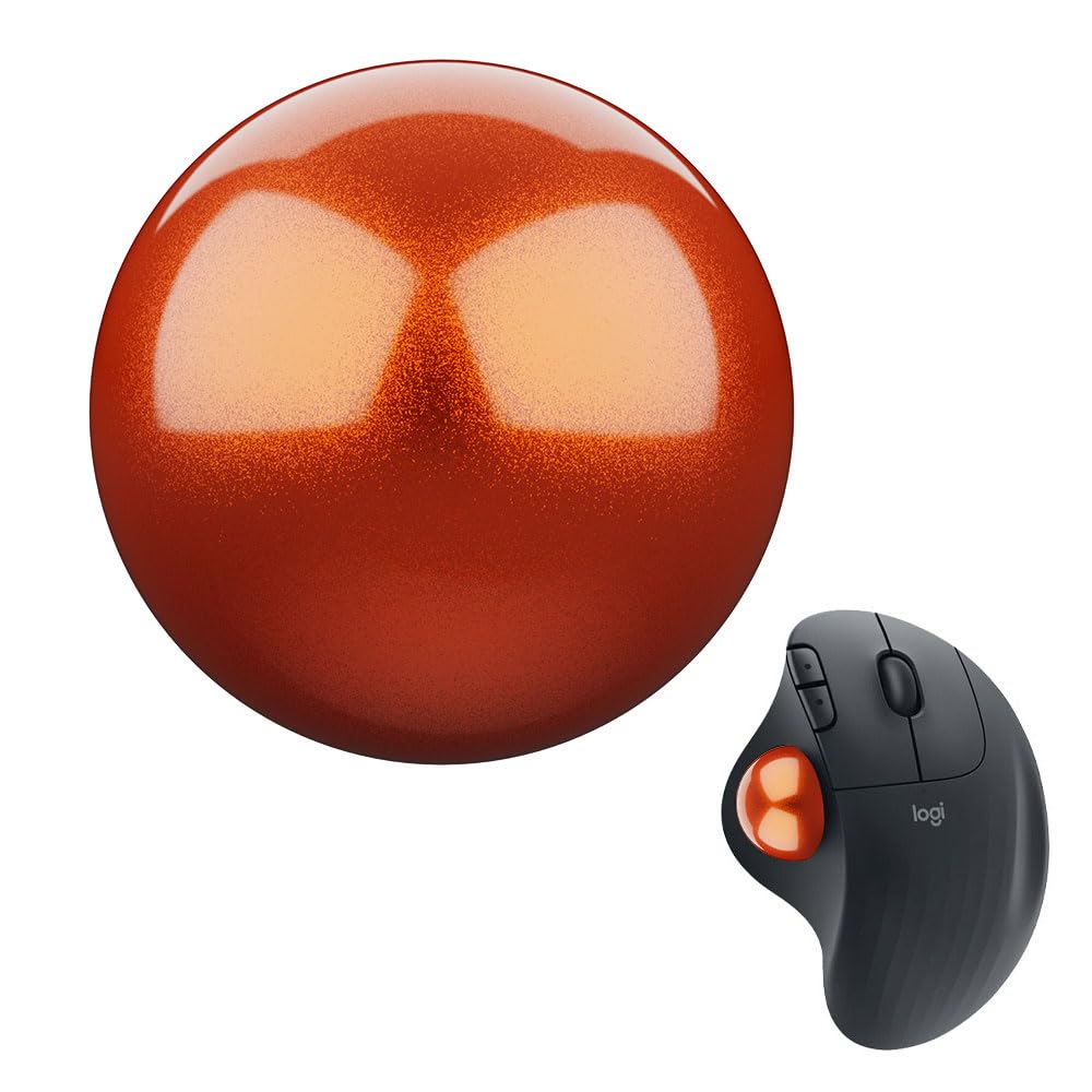 Amazon | トラックボール 34mm オレンジ（3色展開） 交換用 トラック