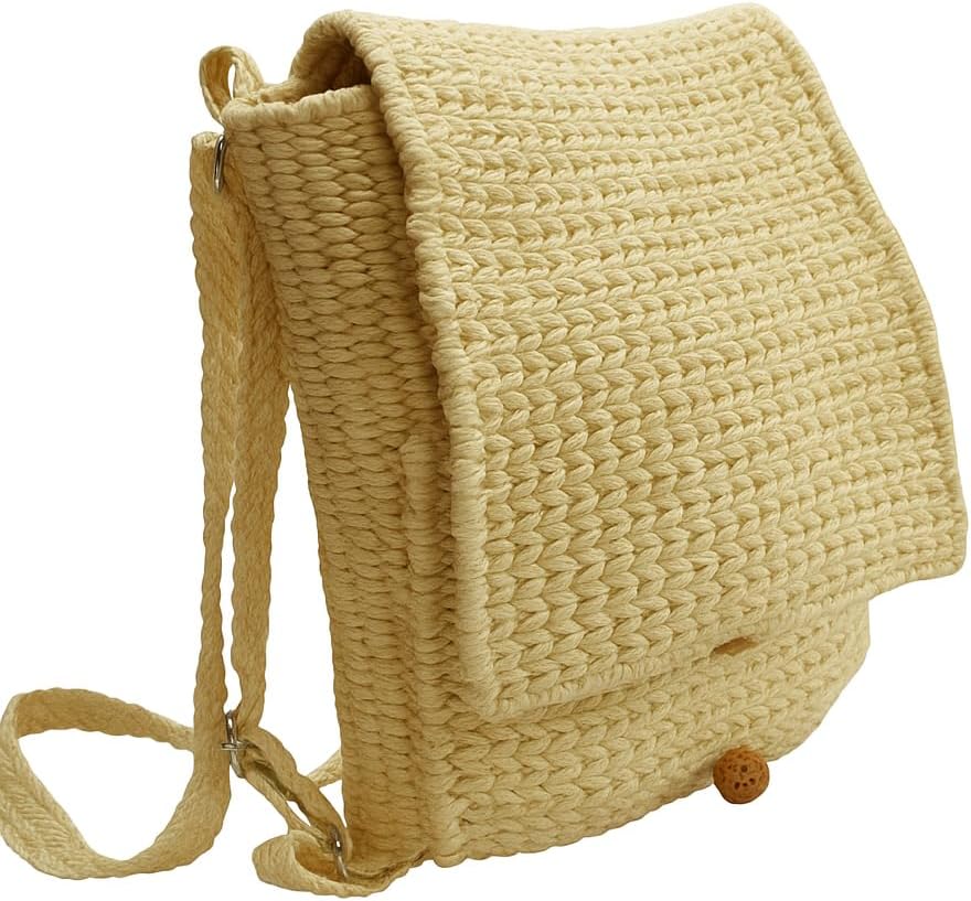 Handmade Furcraea Foetida Fiber Tote Bag – 100% Natural Materials, 12” Height x 11.5” Width, Eco-Friendly Shoulder & Handbag for Women