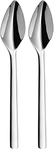 WMF Nuova Grapefruitbesteck Set 2-teilig, Grapefruitlöffel 16 cm, Löffel mit Zacken, Cromargan Edelstahl poliert spülmaschinengeeignet