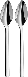 WMF Nuova Grapefruitbesteck Set 2-teilig, Grapefruitlöffel 16 cm, Löffel mit Zacken, Cromargan Edelstahl poliert spülmaschinengeeignet