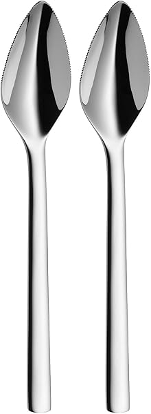 WMF Cuillère Nuova Lot de 2 en acier inoxydable