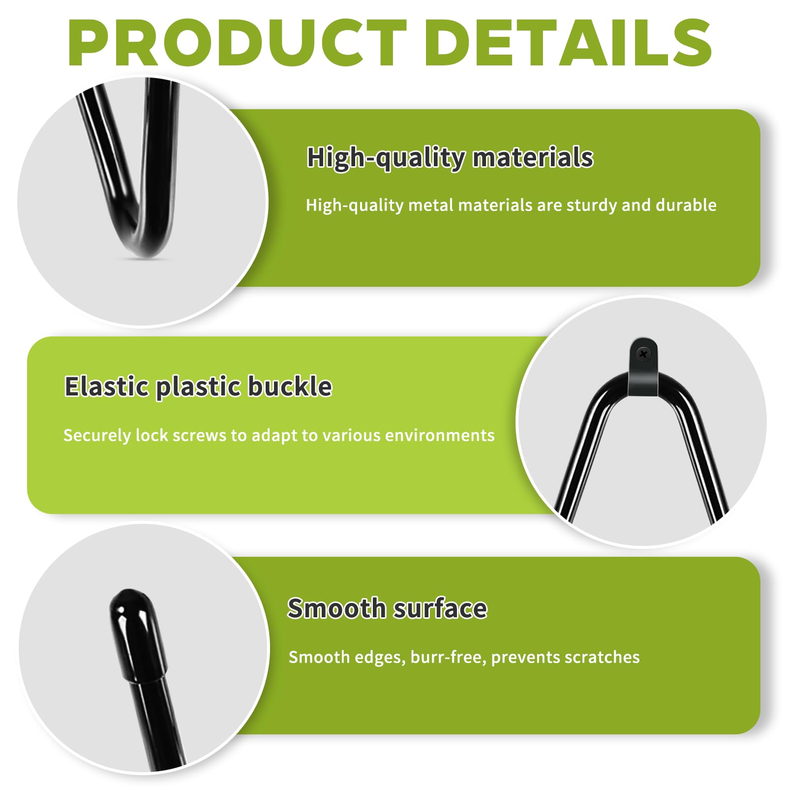 Soporte Skate Pared, Tabla Snowboard de Pared para Monopatines, Snowboards y Esquís, Gancho Almacenamiento, 1 Par