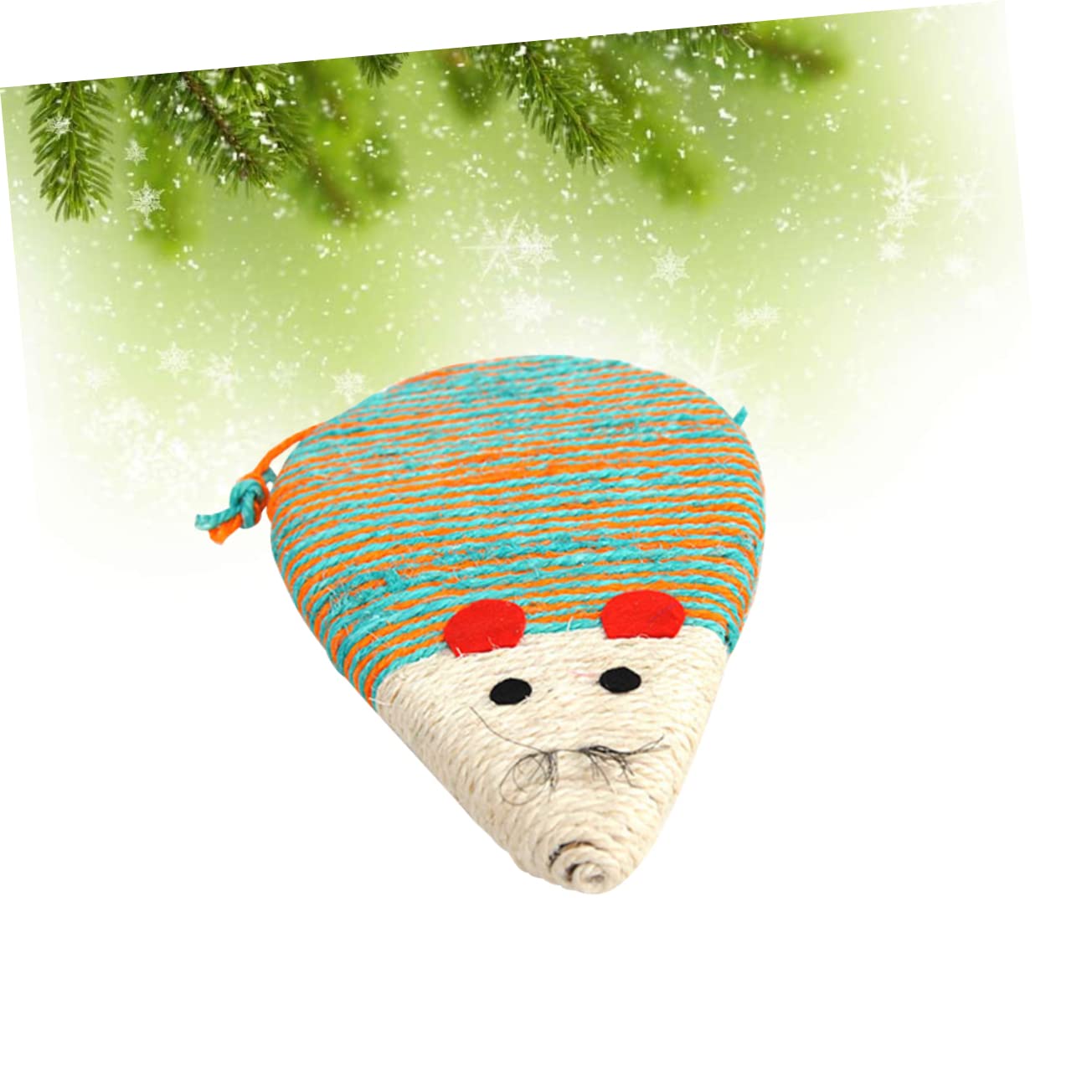 VICASKY Colorful Cat Scratch Board Creative Claw Grinding Fun Imitation Mouse Design for Indoor Play Random Color Variation for Adorable Cats