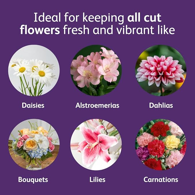 Chrysal Bio-Based Flower Food 10 oz - Conservante Universal para Flores Frescas miniatura 2