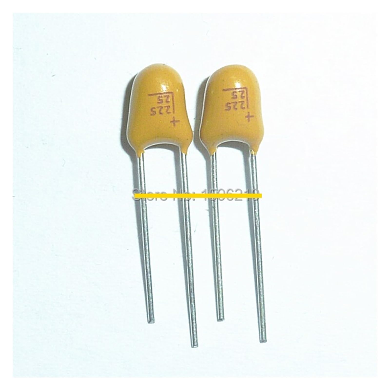 AARTERZZA 50pcs Tantalum Capacitor 2.2uF 25V 225 25V2.2uF Dip Radial