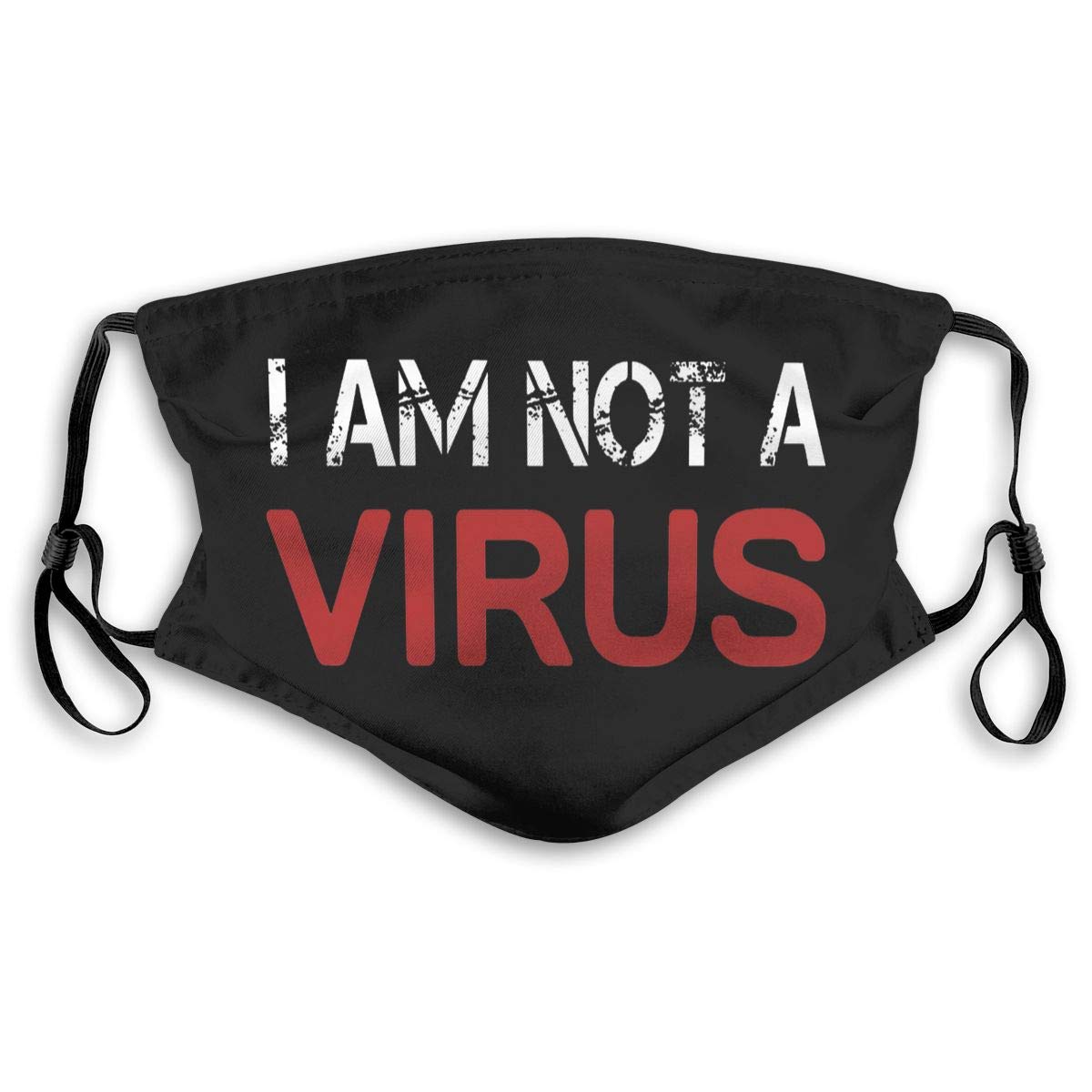 LEILEI Coro-navi-rus - I Am Not A Vir-us Adult Kids Reusable Dust Mask with Filter Breathable Safety Dust Face Mask