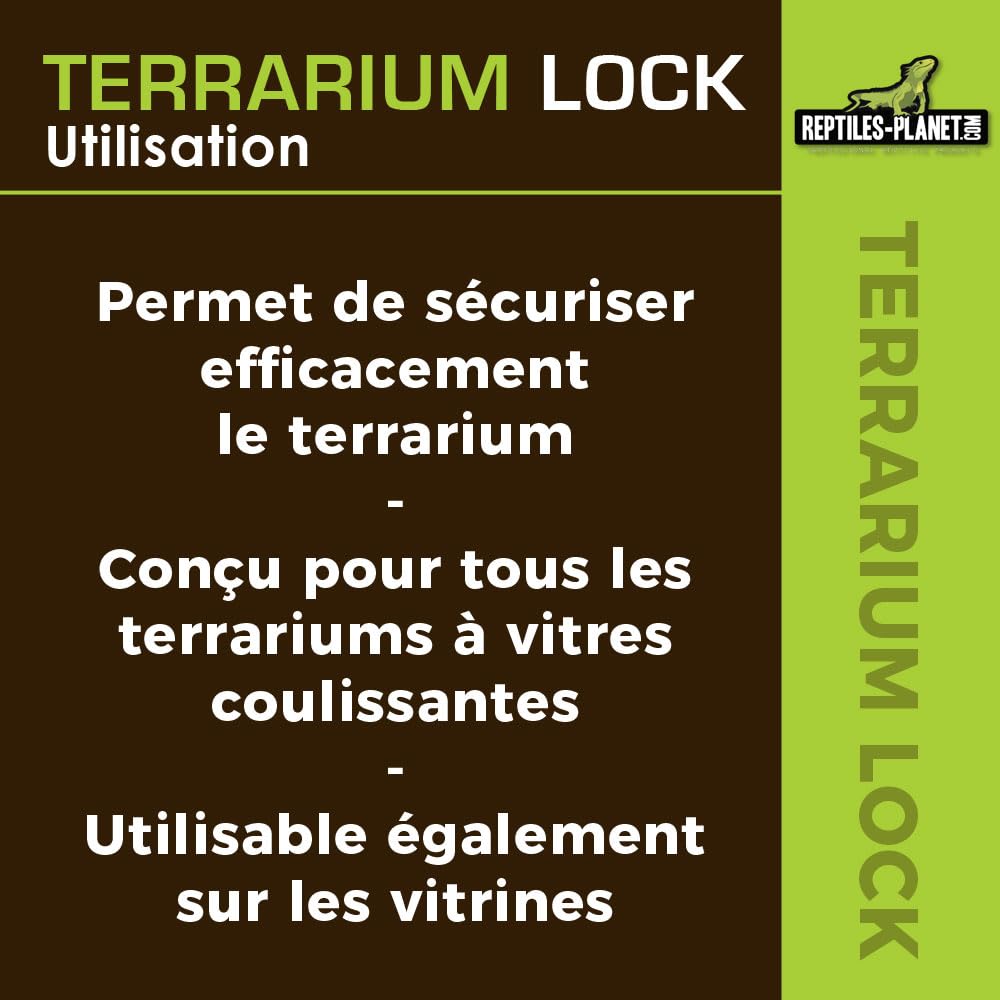 Reptiles Planet Serrure pour Terrarium