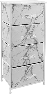 Sorbus Nightstand Chest with 4 Drawers ~ Bedside Furniture End Table       Dress - Compare price