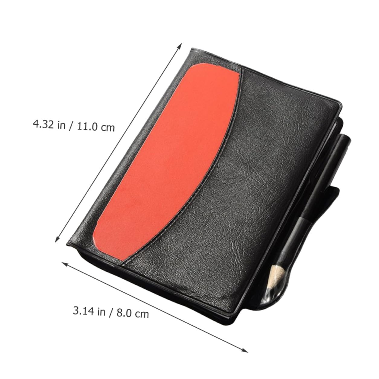Healeved Kit Completo Arbitro Calcio con Carte Rosse e Gialle in PVC Resistenti, Fischietto in Metallo Multifunzione per Partite di Rugby e Giochi con Palla