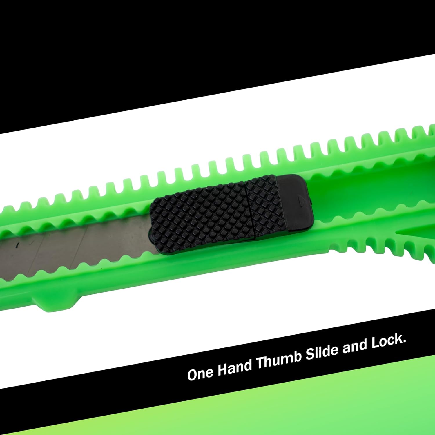 100x Bulk Utility Knife Box Cutters Snap Off Blade Neon Green