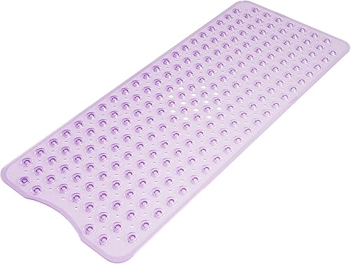 Miniatura 14 de AmazerBath Alfombra de baño antideslizante para bebé, tapete de baño infantil de dibujos animados para bañera, 40 x 16 pulgadas, tamaño completo,