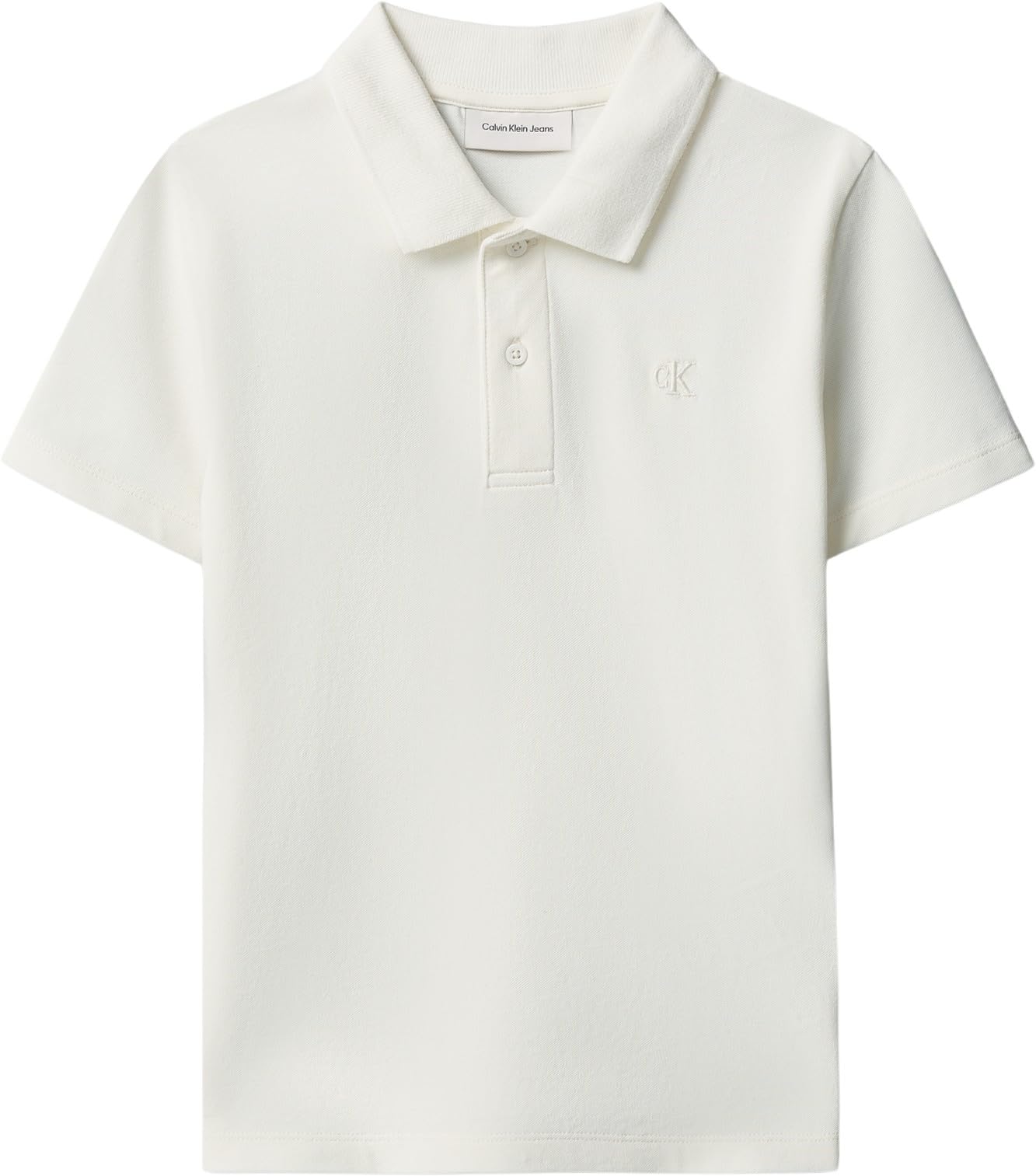 Calvin Klein Solid Pique Polo SS Lvcktjb13b Polo S/S Bambini e Ragazzi